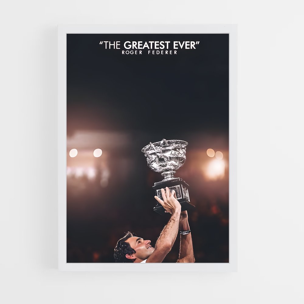 Poster La Victoire de Roger – affiche Tennis (vue 3)